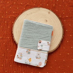 Protège carnet de santé - Vert tendre