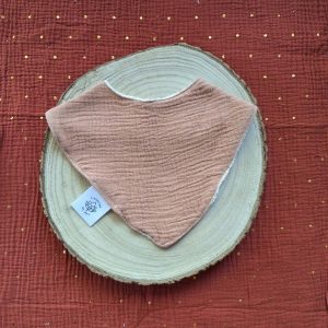 Bavoir bandana - Cappuccino