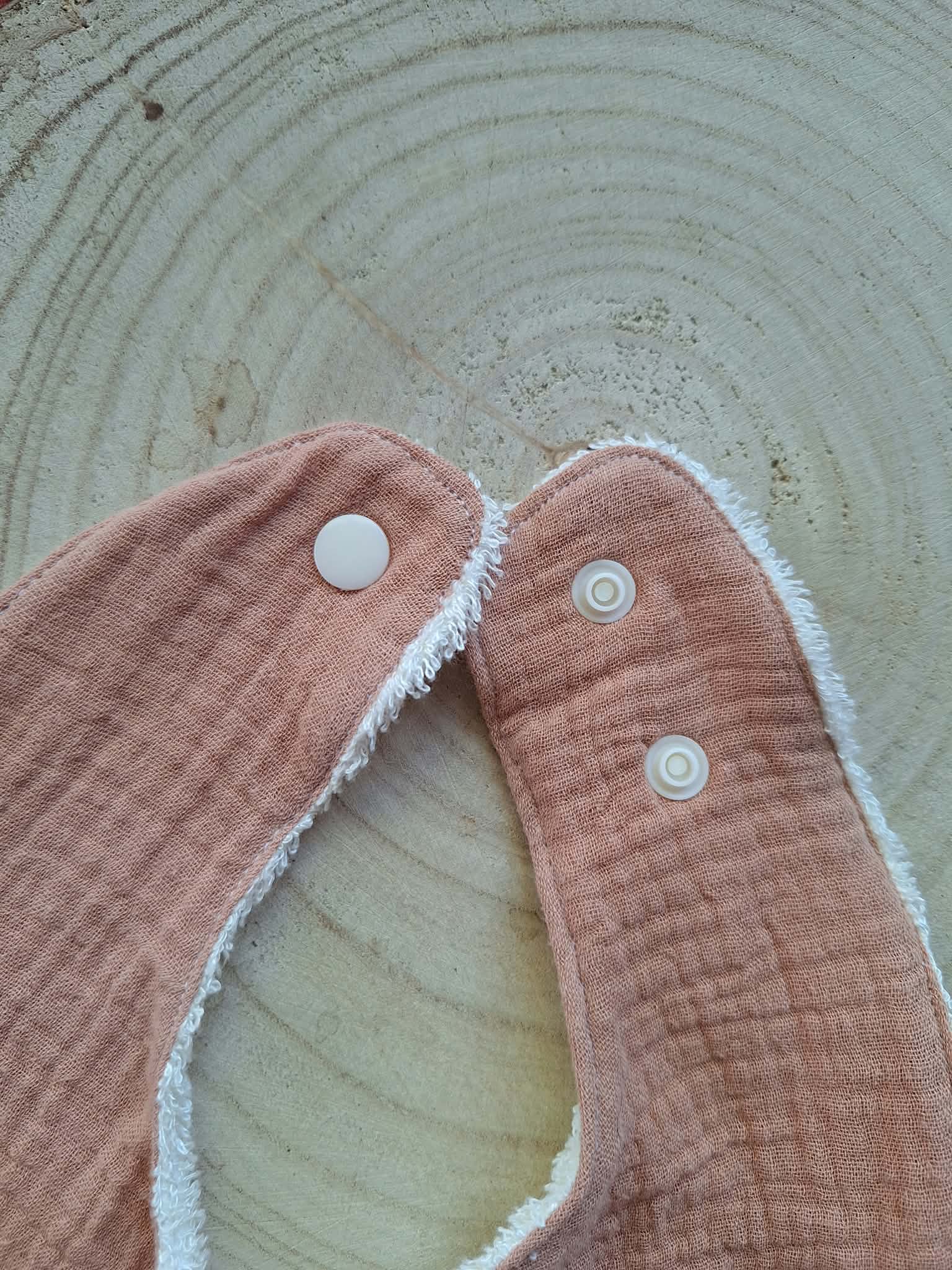 Bavoir bandana - Cappuccino – Image 3